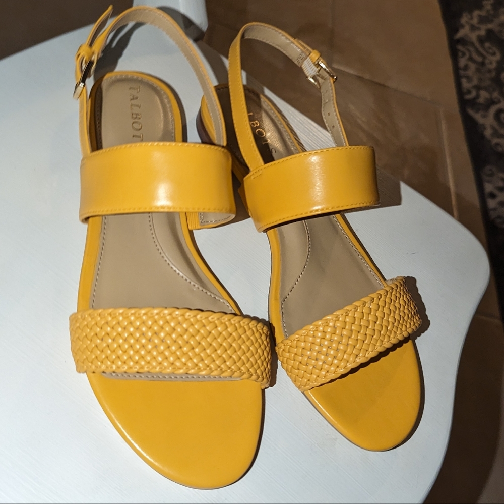 Talbots Yellow Sandals